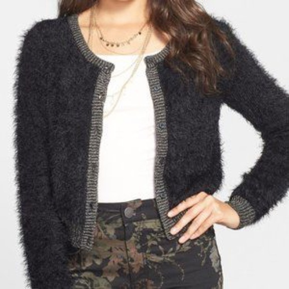 Frenchi Fuzzy Cardigan